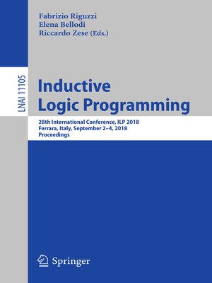 cover image of Inductive Logic Programming